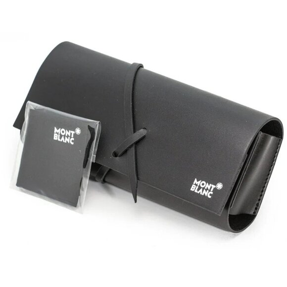 NEW  MONTBLANC SUNGLASSES BLUE  MEN EYEWEAR MONTBLANC MB0302S 004 - Picture 3 of 3